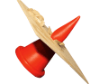 Emergency stopper made of flexible plastic
