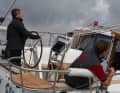 Sirius 40 DS: Sirius sells almost all boats with a swivelling steering column as an option. It allows good steering positions upwind or downwind, even without double wheels