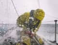"Holcim – PRB"-Skipper Kevin Escoffier im Einsatz an Deck