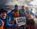 Third place for the US team 11th Hour Racing at Cape Horn