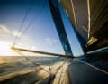 When all was still right with the world on board "Holcim - PRB" on leg four and the crew was leading the fleet