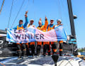 Das US-Team 11th Hour Racing hat die vierte Etappe im 14. Ocean Race gewonnen