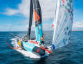Strong self-portrait of Team Malizia's on-board reporter Antoine Auriol