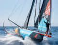 Im Ziel seiner Ocean-Race-Premiere: Team Malizias Gründer und Skipper Boris Herrmann