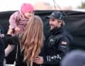 Boris Herrmann mit Ehefrau Birte Lorenzen-Herrmann und Tochter Malou