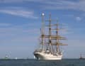 Around 16,000 visitors took trips on the large traditional sailing ships