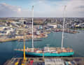 The first "Anemos" ship on its way to completion