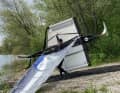 Sulla via del foiling: Qui Max Gasser porta la sua falena in acqua