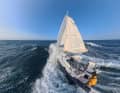 After rounding Iceland, he set off southwards on a rough course.