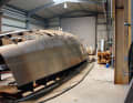 ... onto which panels are welded - in principle similar to classic timber construction.