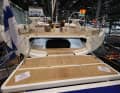 Unique selling point. Internally, the huge bathing platform is called "Leo's Transom" because Nautor shareholder Leonardo Ferragamo insisted on this design, which far surpasses everything else on the market - both in terms of space and coolness