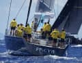 Die in der Länge 28 Meter messende Swan 90 „Freya“ zählte zu den kleinsten.