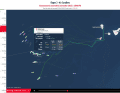 Big split! Fede finds better wind in the south, Carlos can no longer intercept him from then on Still side by side, but not for long. The courses of the leaders should split on 1 November