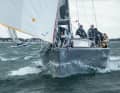 After a delayed start at full throttle on the course, the fleet of the long-distance classic Rund Bornholm