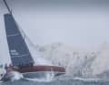 Daniel Baums "Elida" im Rolex Fastnet Race 2023 vor den Needles.