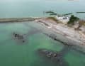 Groynes and breakwaters have almost been removed