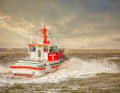 The rescue boat OTTO DIERSCH, which was able to rescue and save the sailor