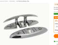 Folding stainless steel lamp