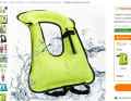 Eine aufblasbare Schwimmhilfe