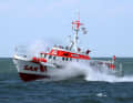 Le bateau de sauvetage en mer de la DGzRS, long de §§ mètres, qui a évacué l'équipage de l'"Annika".