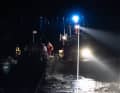 Les sauveteurs en mer remorquent le X-Yacht jusqu'au port de Hooksiel.