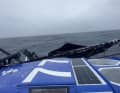 Here you can see the main boom still connected to the sheet