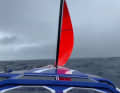 La skipper Pip Hare a déjà pu construire un gréement de fortune avec les pièces détachées.