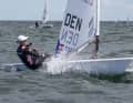 Die amtierende Olympiasiegerin Anne-Marie Rindom bei ihrer Gala zur Warnemünder Woche
