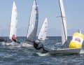 Die Warnemünder Woche bot spannende Serien wie hier bei der Deutschen Meisterschaft der Contender