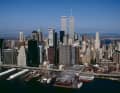 Il Pechino all'ormeggio nel South Street Seaport Museum di Manhattan.
