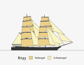 Die 49,8 m lange "Roald Amundsen" wurde 1952 für die Fischereiflotte der DDR gebaut, der Umbau zur Brigg erfolgte erst 40 Jahre später: 1992 startete ihr zweites Leben als Großsegler.