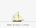 The gaff-rigged ketch "Seestern" (1874) is almost 15 metres long and was originally built as a steam tugboat, but was converted into a sailing ship in 1936. Today, the traditional ship is part of the museum harbour in Kiel.