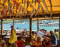 The yacht club of St. Martin is located directly at the harbour.
