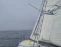 Nella parte orientale dell'Islanda, Manthos deve fare i conti con la nebbia.