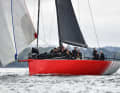 Carl-Peter Forster's "Red Bandit" is contesting the Admiral's Cup with one of the youngest crews.