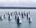 La flotta dell'Admiral's Cup alla partenza della Channel Race.