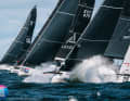Strong winds and high waves at the start of the final class B races. | Kalev Yacht Club