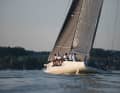 21st place: The calm after the start - Lucas Neddermann. Taken at the Rund Um 2022 on Lake Constance, the "Wild Lady" pictured got away well from the start line and briefly found a nice wind field under land on the German shore to break away from the rest of the field