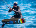Young mum and world-class kiter: Leonie Meyer in her element