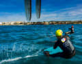 Les kitesurfeurs allemands lors d'une séance photo