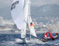 In der neuen Paradedisziplin des German Sailing Teams mit Silber bei den Pre-Olympics erfolgreich: Malte und Anastasiya Winkel