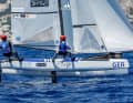 High-flyers 2.0: Paul Kohlhoff and Alicia Stuhlemmer sailed to fourth place at the Pre-Olympics