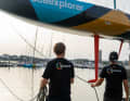 The "Malizia - Seaexplorer" is launched here