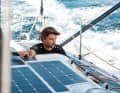 Boris Herrmann am Steuer seiner "Malizia - Seaexplorer"