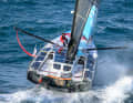 En novembre 2023 chez Transat Jacques Vabre : Boris Herrmann avec "Malizia - Seaexplorer".