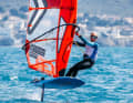 Enjoyed his first victory in the fourth race: iQFoil ace Sebastian Kördel