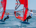 Sebastian Kördel has to watch the iQFoil final as a spectator after a black Friday