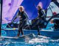 Die 49erFX-Crew Sophie Steinlein/Jill Paland vom Norddeutschen Regatta Verein