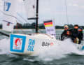 Die Gastgeber vom Akademischen Seglerverein Warnemünde beim Champions-League-Qualifier im Heimatrevier