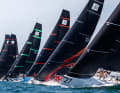 Startszene bei der Rolex-TP52-Weltmeisterschaft vor Newport